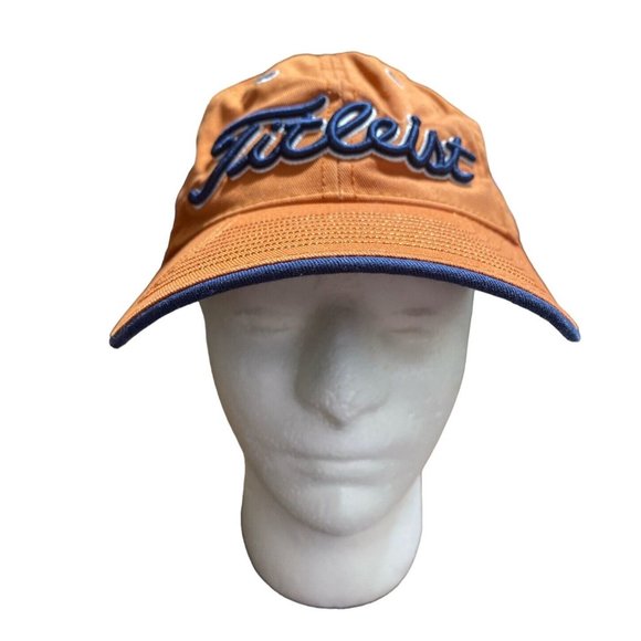 New ERA Adjustable Titleist Burnt Orange with Blue Embroidery - Picture 1 of 5